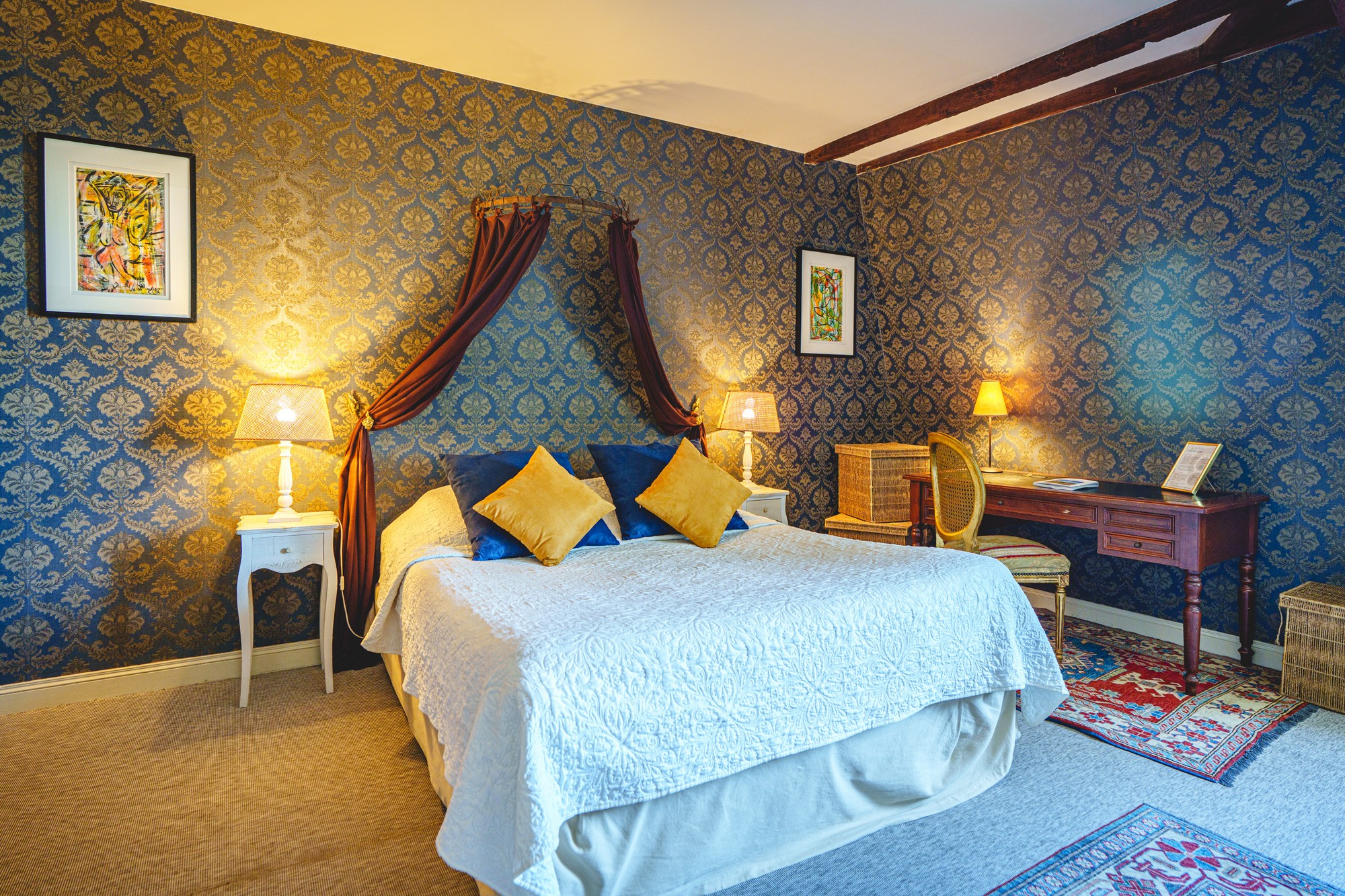 Suite de luxe avec vue sur la Loire au Patio Saumur